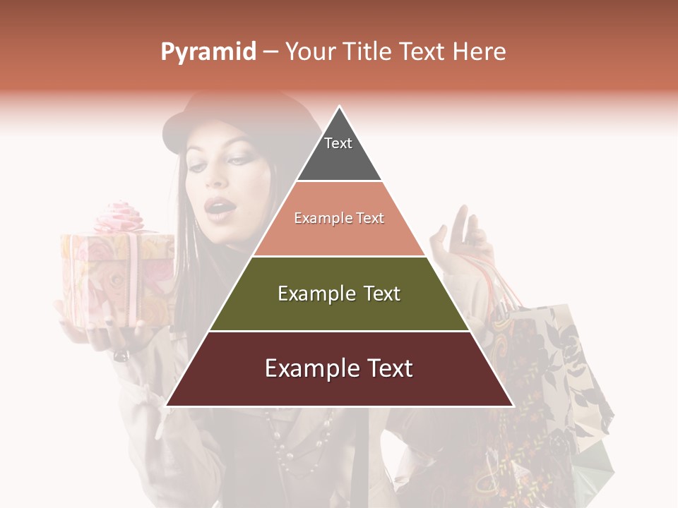 Smile Woman White PowerPoint Template