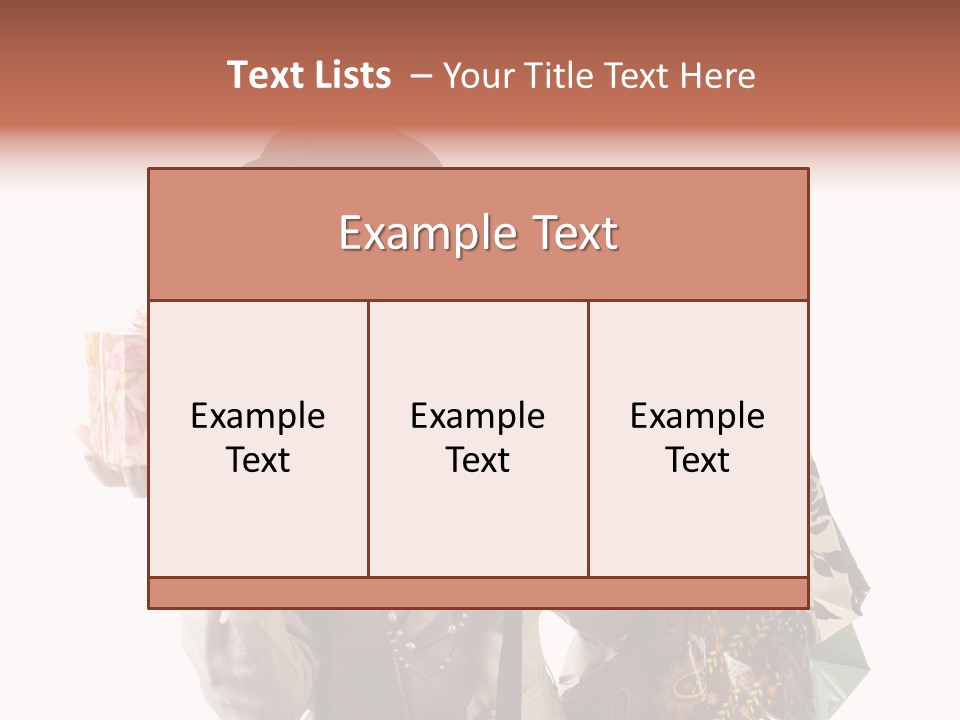 Smile Woman White PowerPoint Template