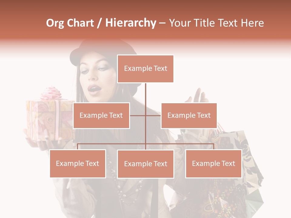 Smile Woman White PowerPoint Template