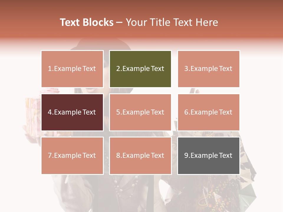 Smile Woman White PowerPoint Template