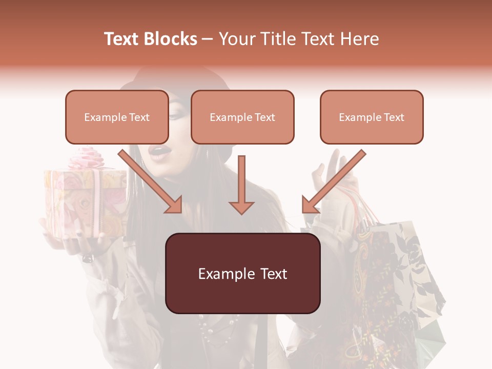 Smile Woman White PowerPoint Template