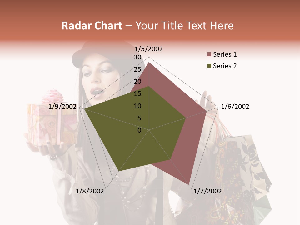 Smile Woman White PowerPoint Template