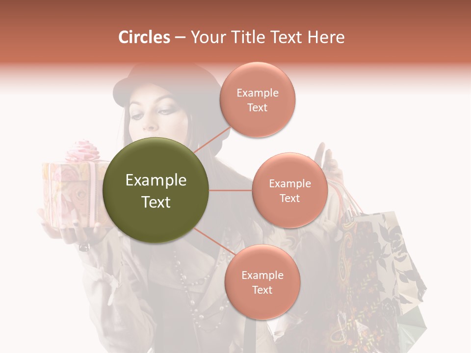 Smile Woman White PowerPoint Template