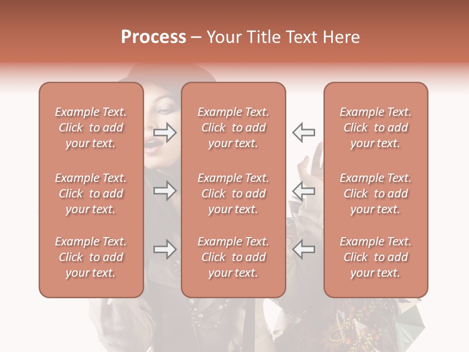 Smile Woman White PowerPoint Template