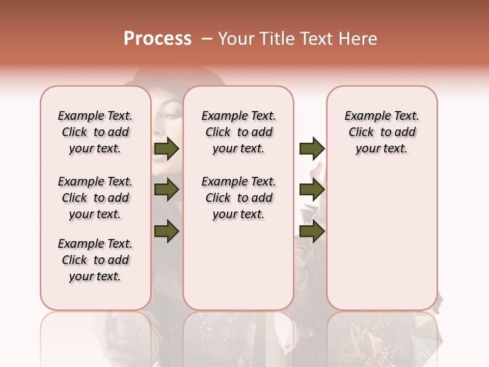 Smile Woman White PowerPoint Template