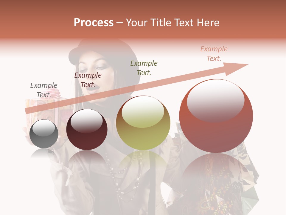 Smile Woman White PowerPoint Template