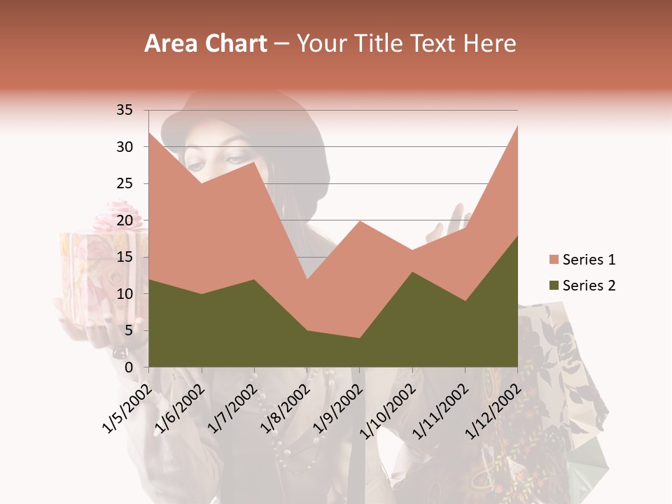Smile Woman White PowerPoint Template
