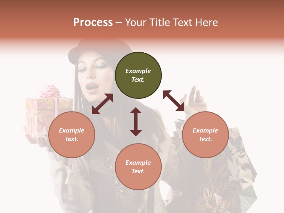 Smile Woman White PowerPoint Template