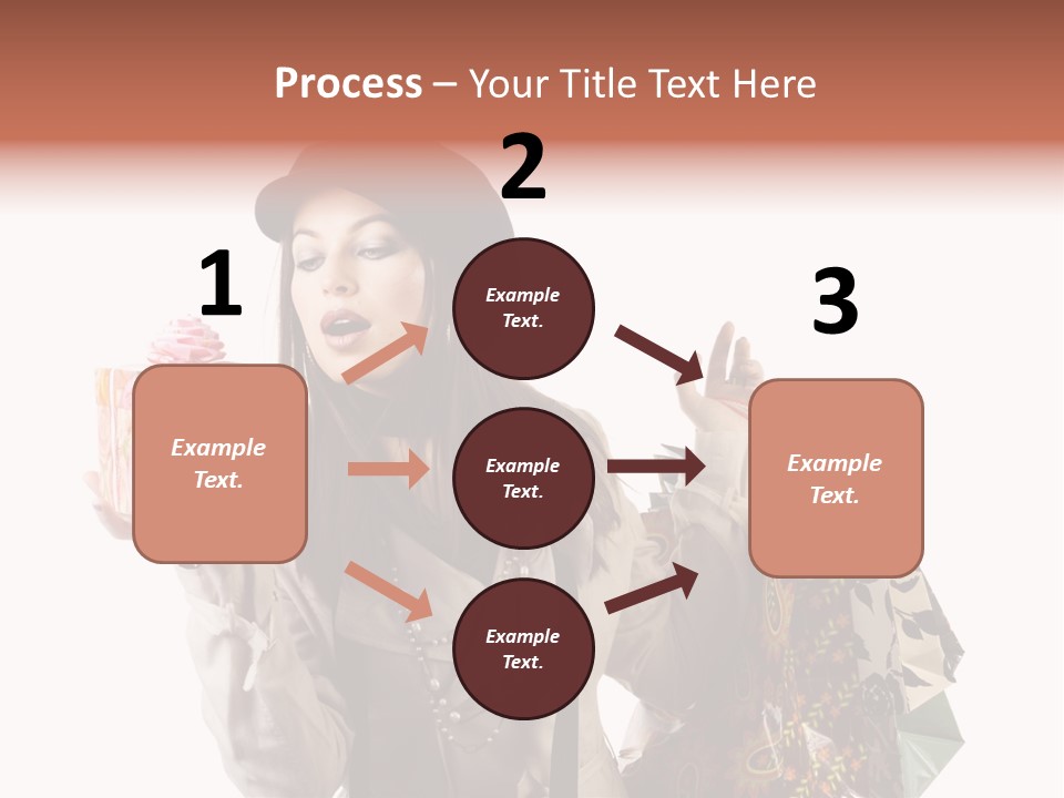 Smile Woman White PowerPoint Template