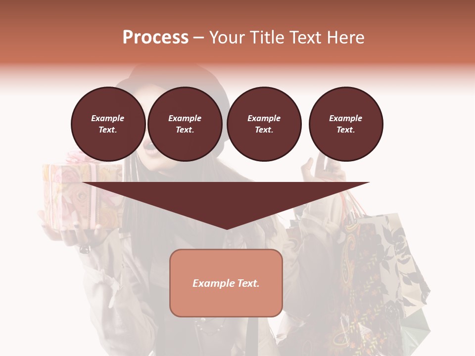 Smile Woman White PowerPoint Template