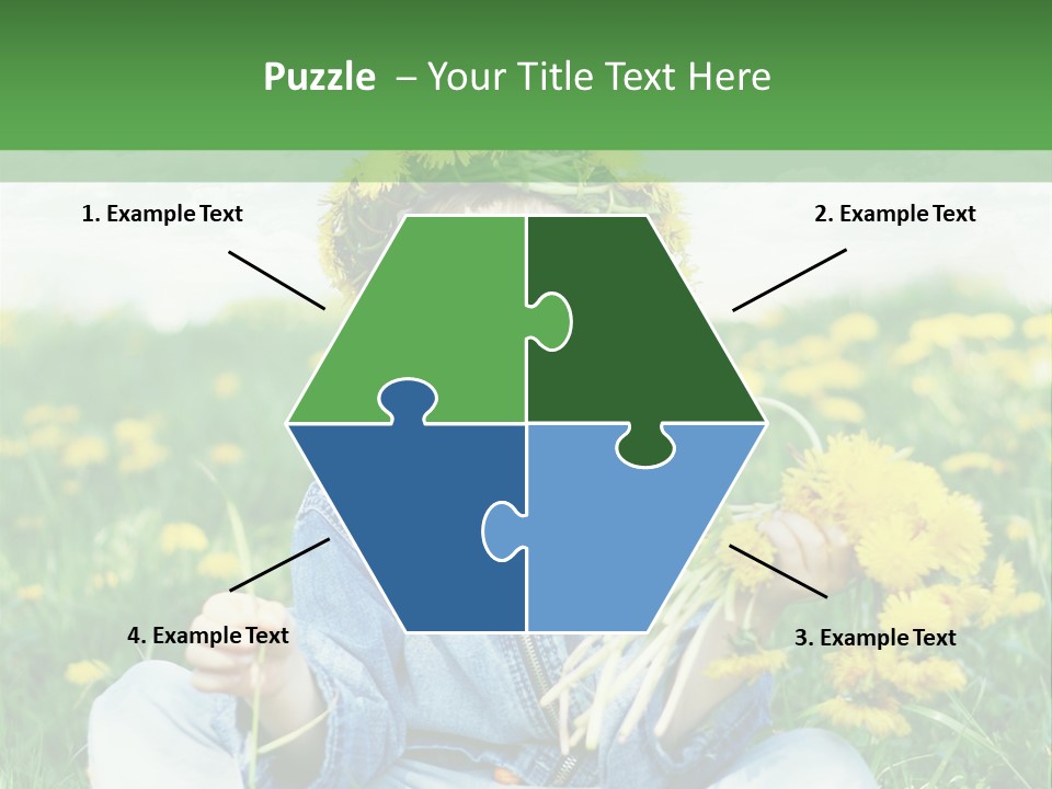 Caucasian Bonding Outdoors PowerPoint Template