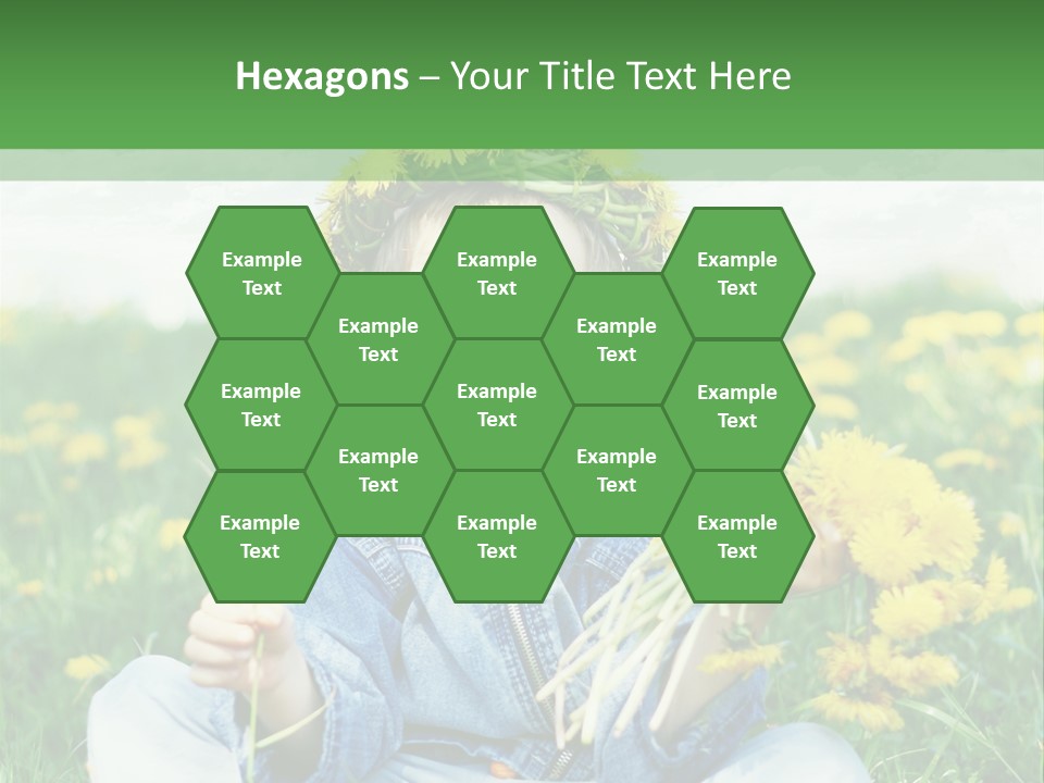 Caucasian Bonding Outdoors PowerPoint Template