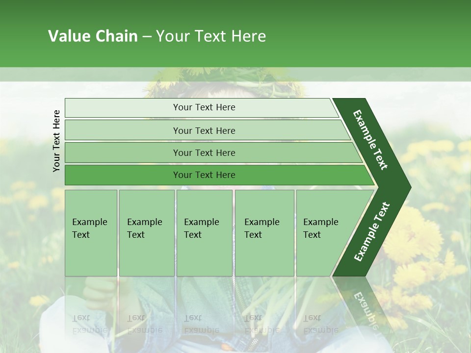 Caucasian Bonding Outdoors PowerPoint Template