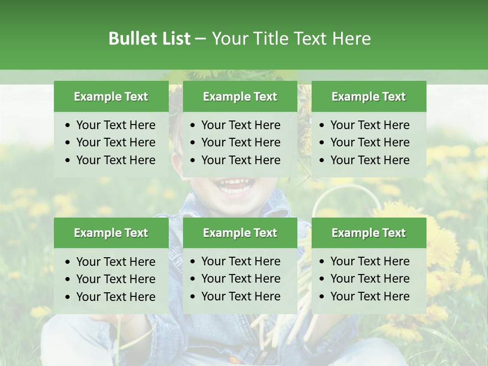 Caucasian Bonding Outdoors PowerPoint Template