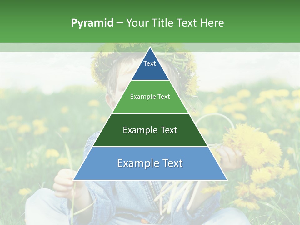 Caucasian Bonding Outdoors PowerPoint Template