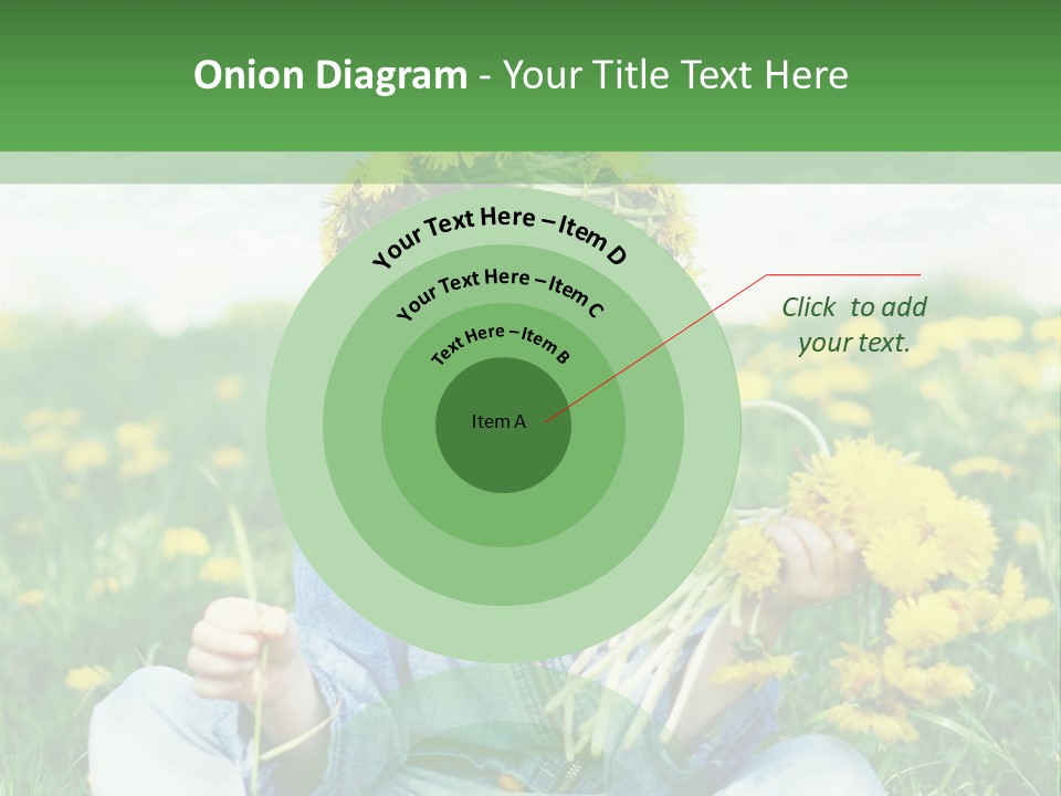 Caucasian Bonding Outdoors PowerPoint Template