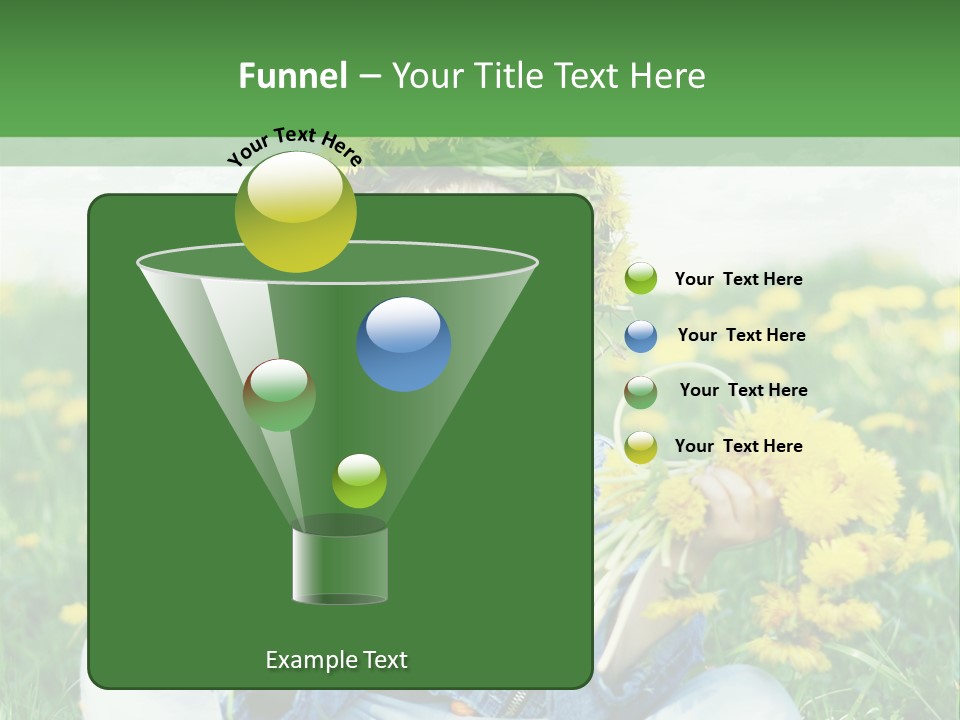 Caucasian Bonding Outdoors PowerPoint Template