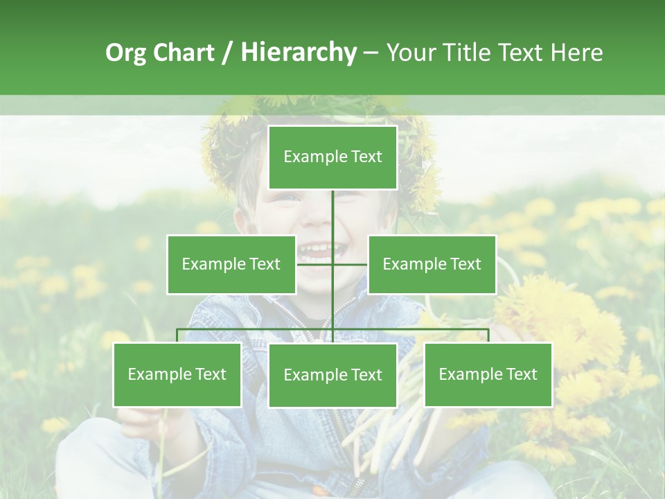 Caucasian Bonding Outdoors PowerPoint Template