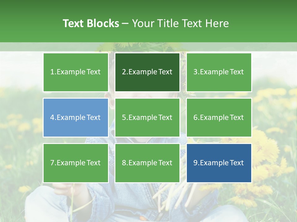 Caucasian Bonding Outdoors PowerPoint Template