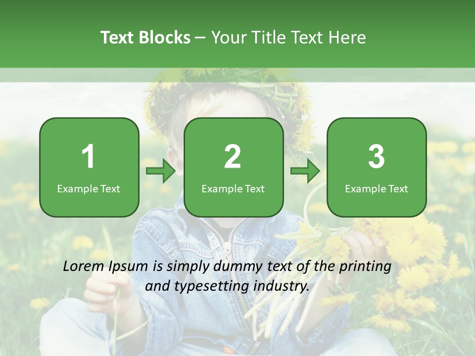 Caucasian Bonding Outdoors PowerPoint Template