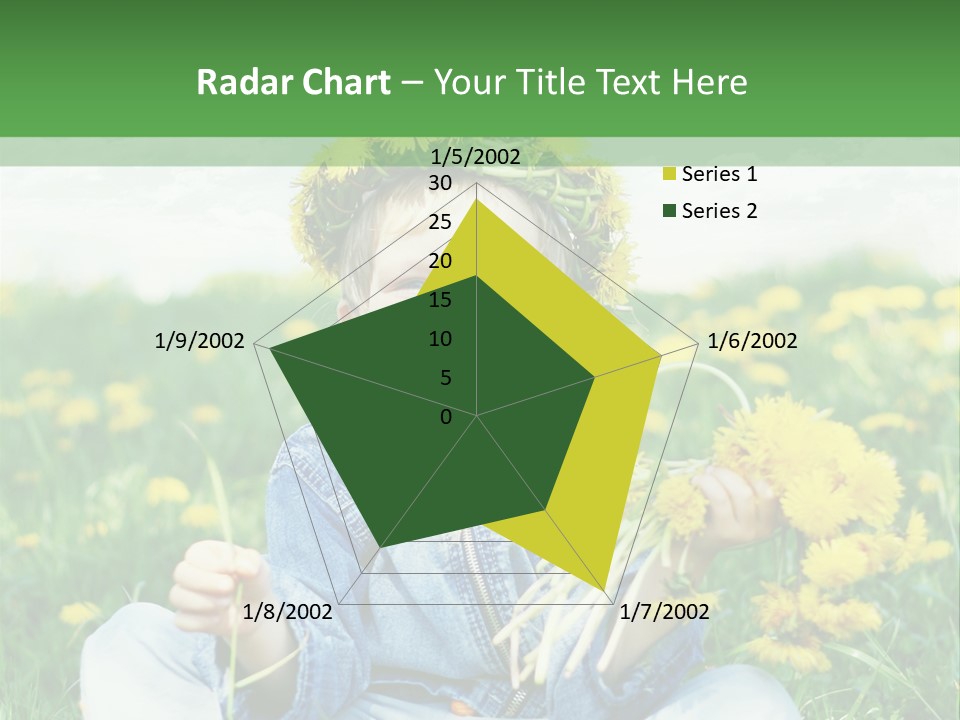Caucasian Bonding Outdoors PowerPoint Template