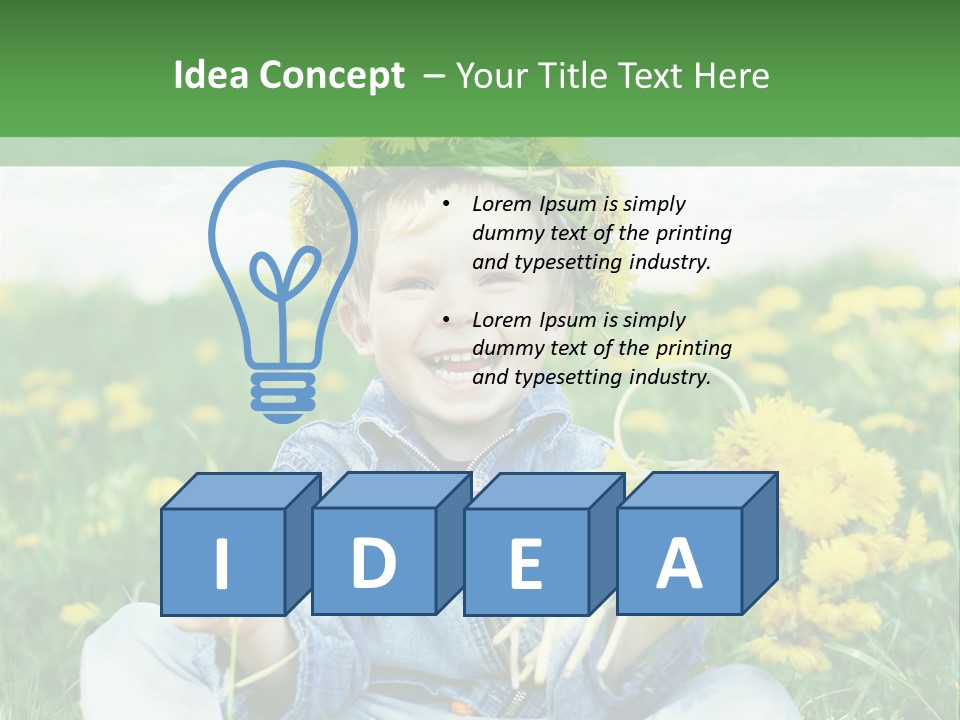 Caucasian Bonding Outdoors PowerPoint Template