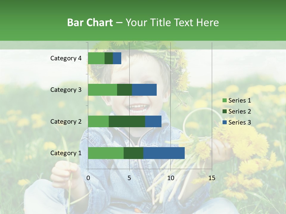 Caucasian Bonding Outdoors PowerPoint Template