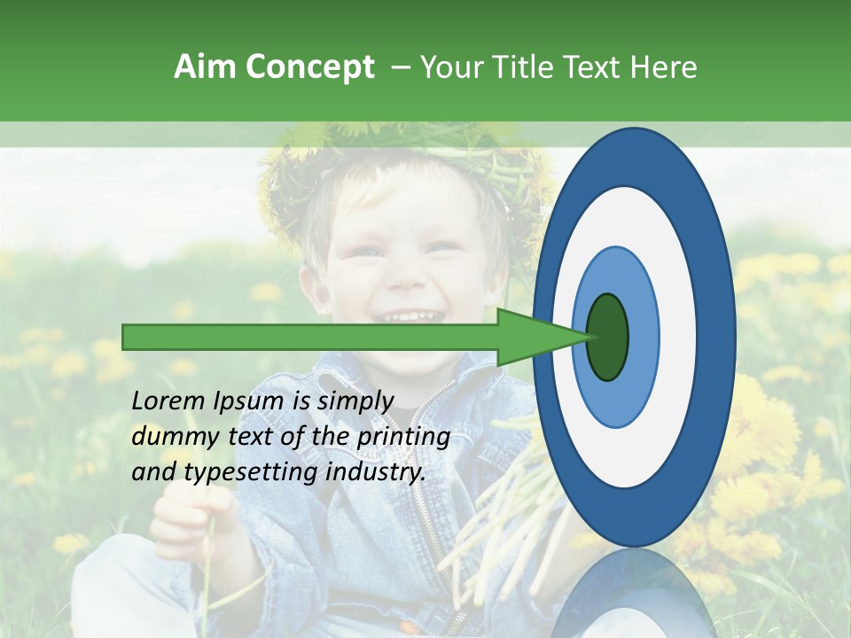 Caucasian Bonding Outdoors PowerPoint Template