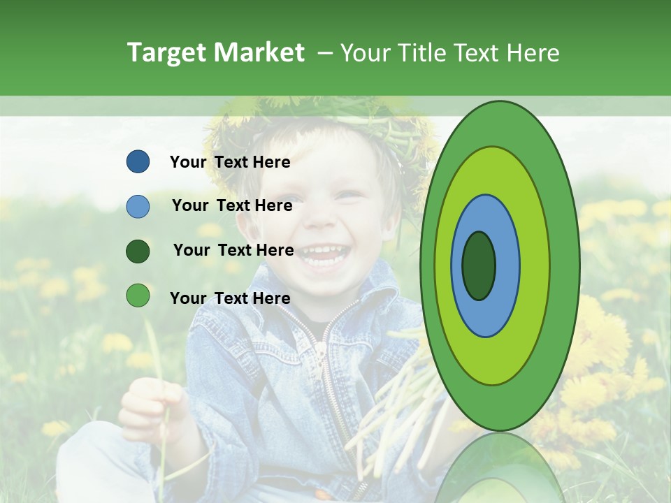 Caucasian Bonding Outdoors PowerPoint Template