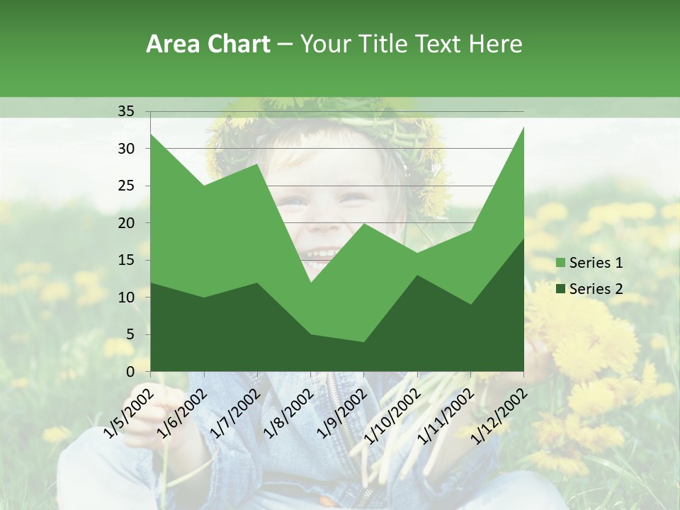 Caucasian Bonding Outdoors PowerPoint Template
