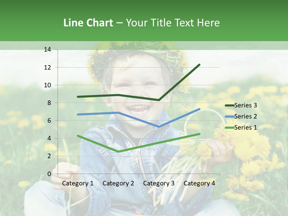 Caucasian Bonding Outdoors PowerPoint Template