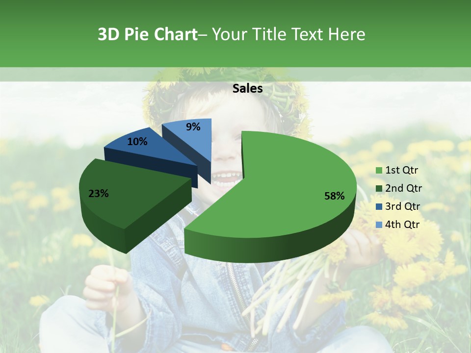 Caucasian Bonding Outdoors PowerPoint Template