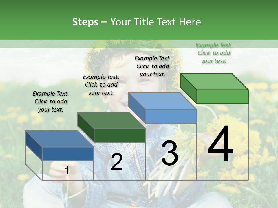 Caucasian Bonding Outdoors PowerPoint Template