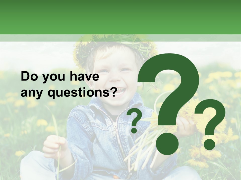 Caucasian Bonding Outdoors PowerPoint Template