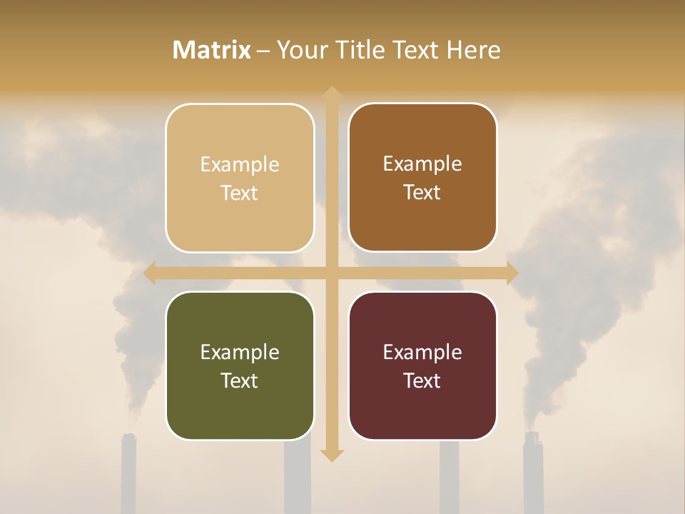 Pollution Acid Industry PowerPoint Template