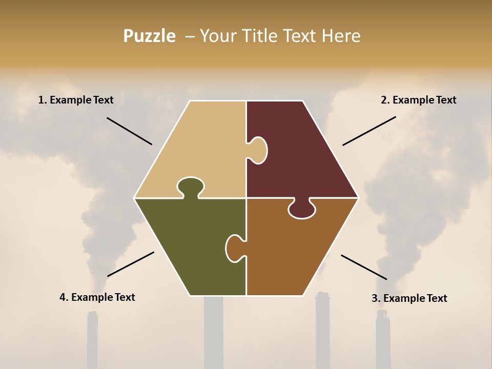 Pollution Acid Industry PowerPoint Template