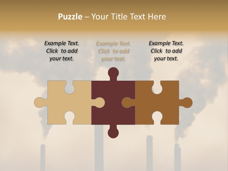 Pollution Acid Industry PowerPoint Template