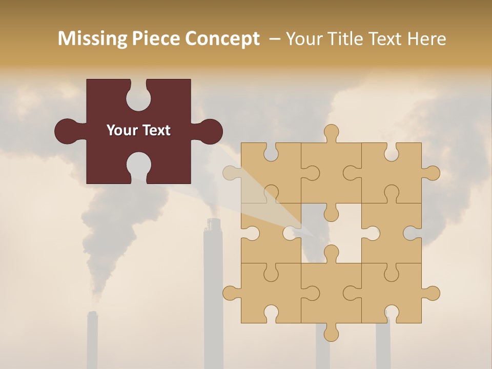 Pollution Acid Industry PowerPoint Template