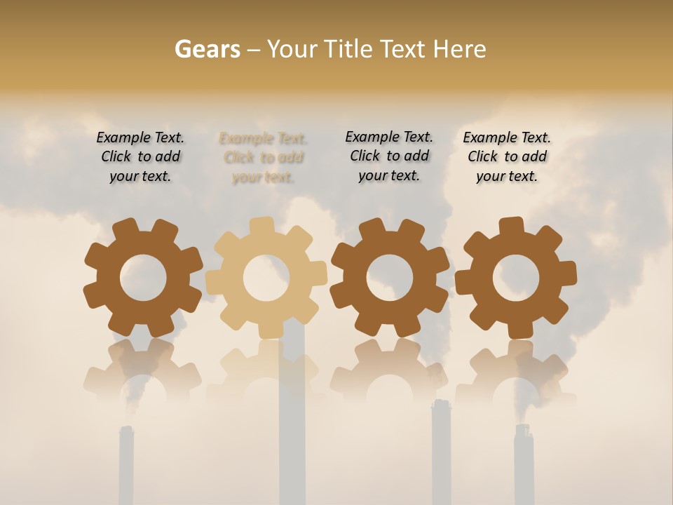 Pollution Acid Industry PowerPoint Template