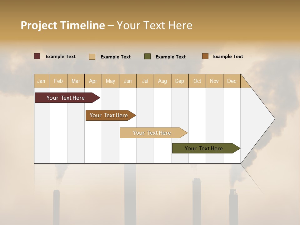 Pollution Acid Industry PowerPoint Template