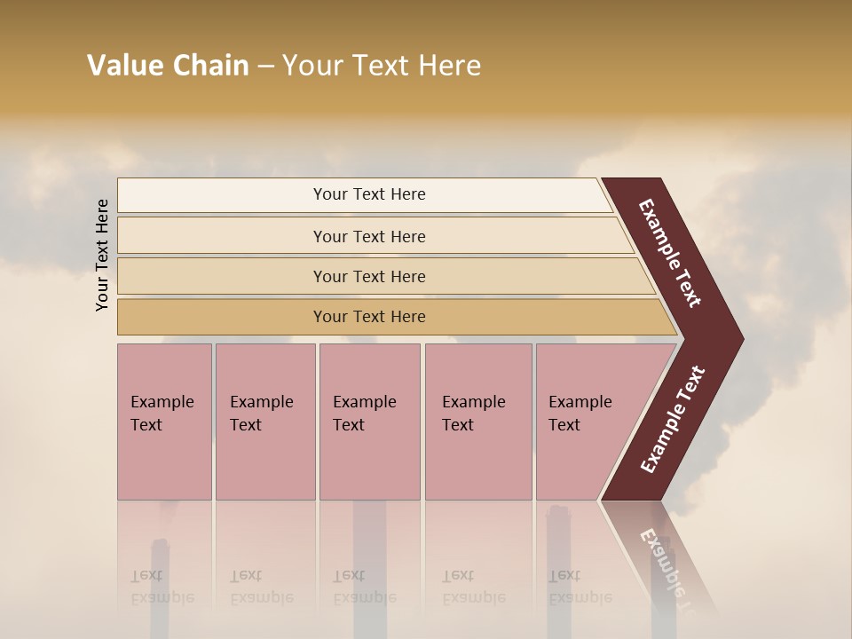 Pollution Acid Industry PowerPoint Template
