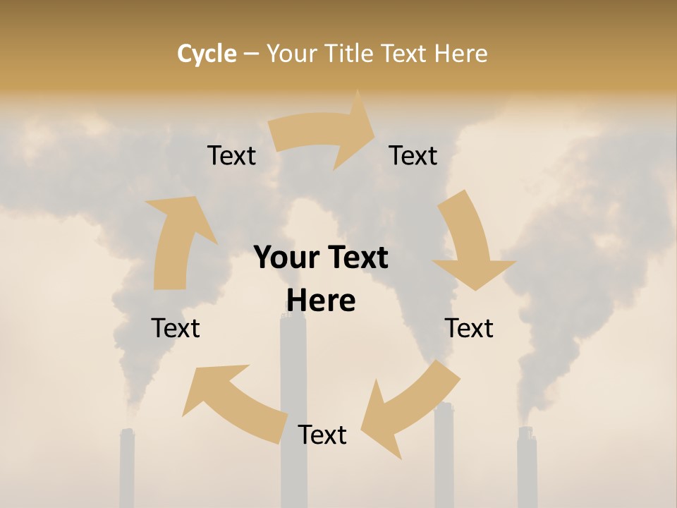 Pollution Acid Industry PowerPoint Template