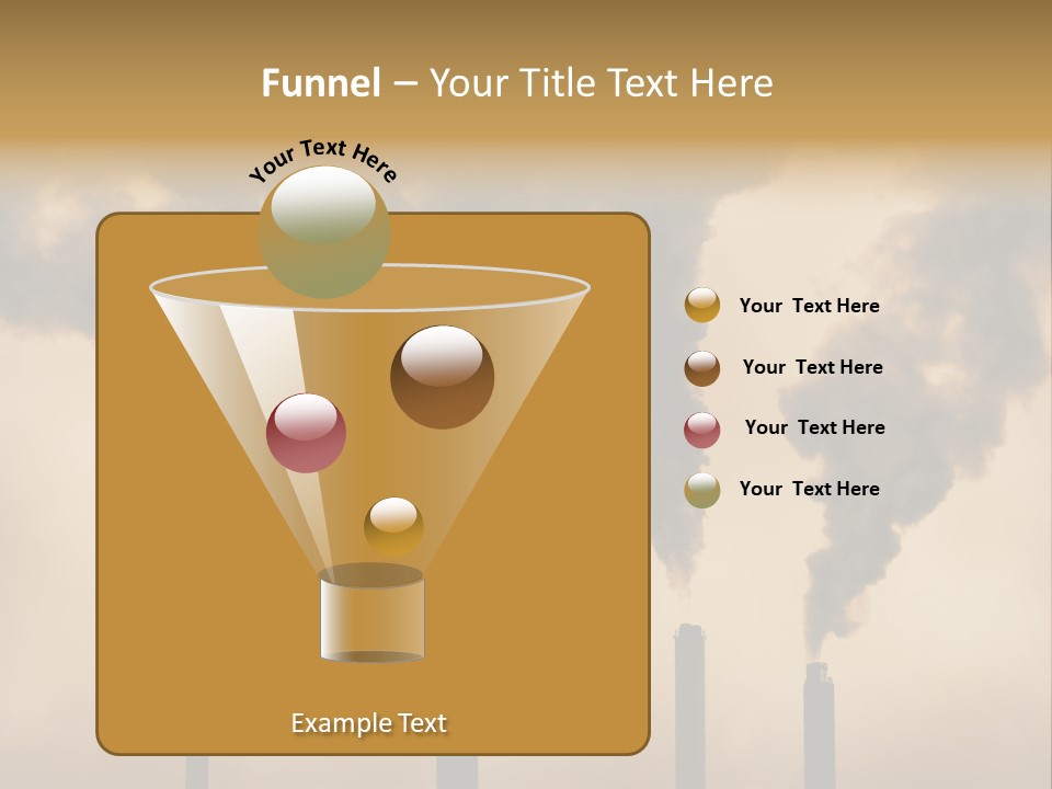 Pollution Acid Industry PowerPoint Template