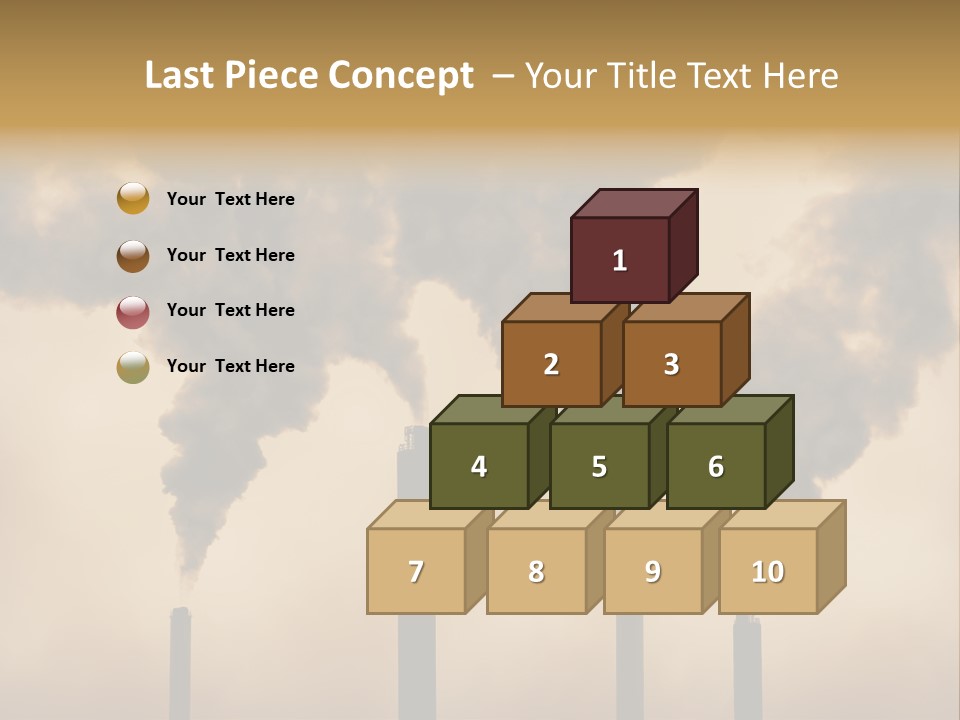 Pollution Acid Industry PowerPoint Template