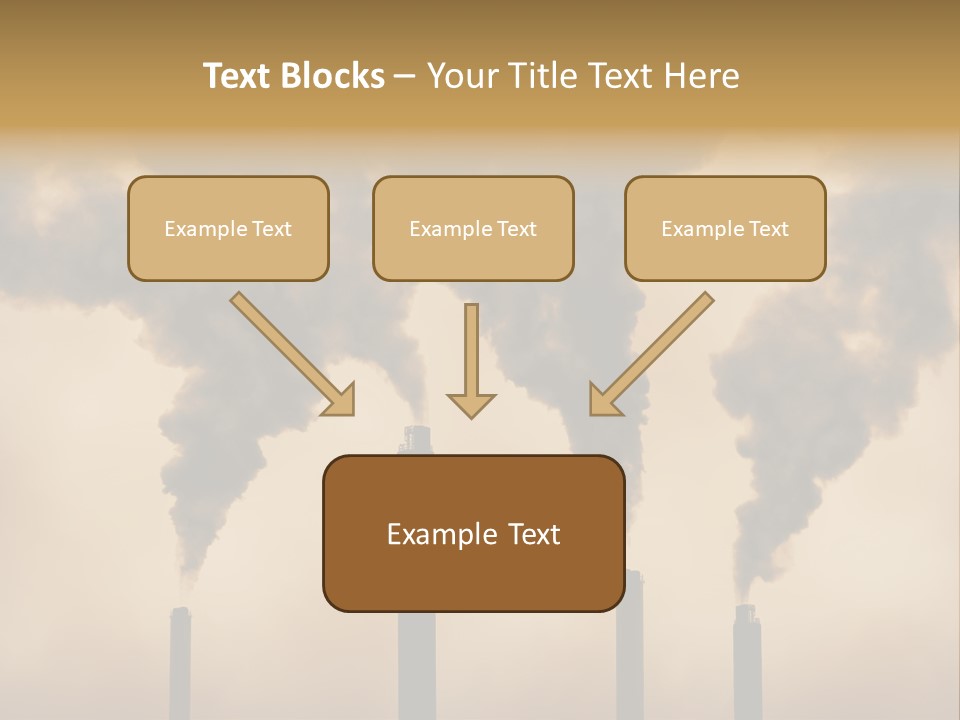 Pollution Acid Industry PowerPoint Template