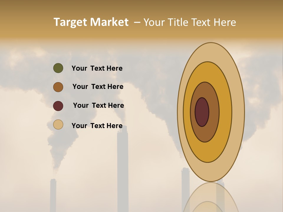 Pollution Acid Industry PowerPoint Template