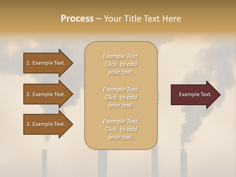 Pollution Acid Industry PowerPoint Template