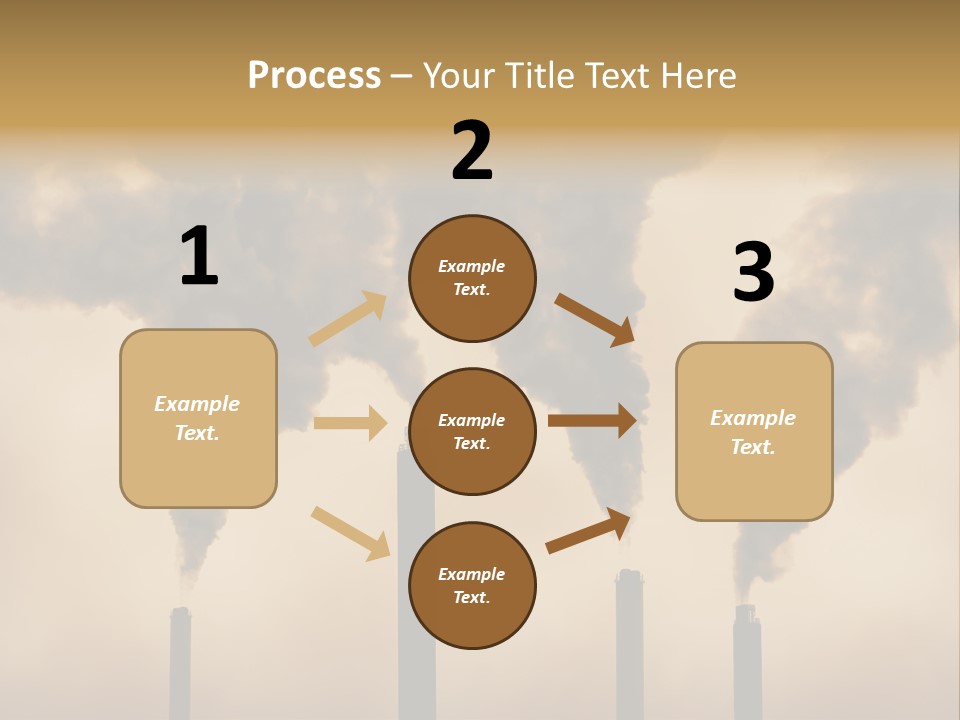 Pollution Acid Industry PowerPoint Template