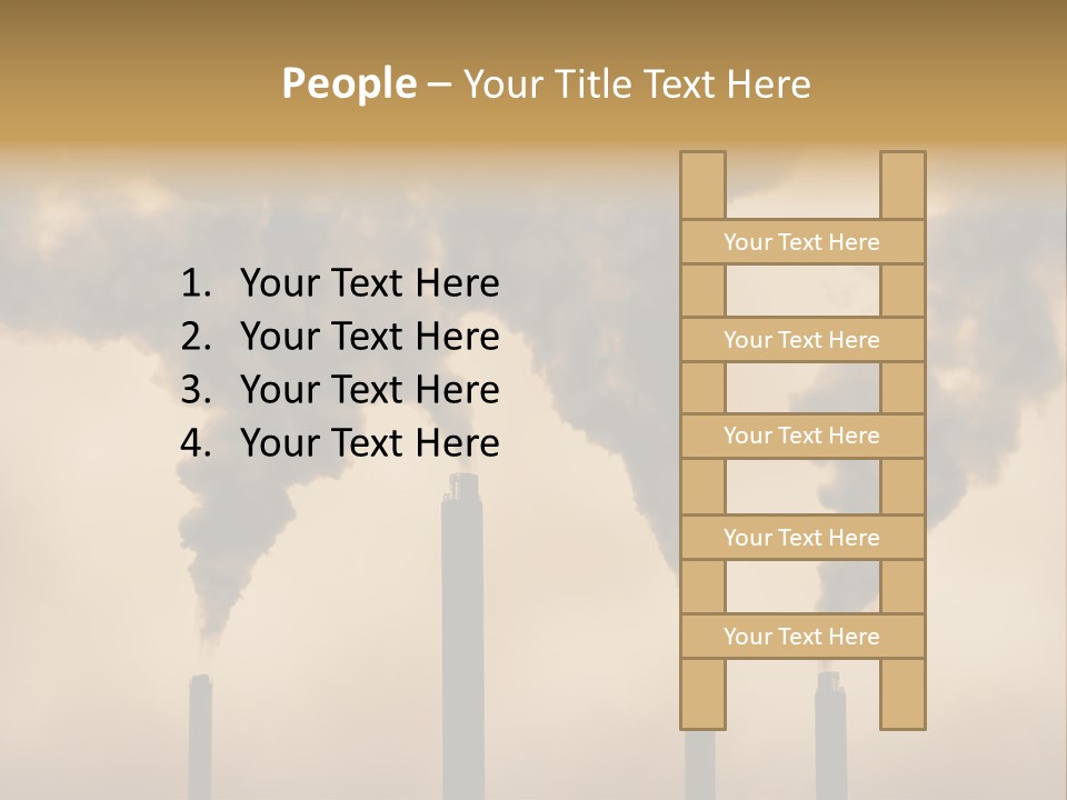 Pollution Acid Industry PowerPoint Template
