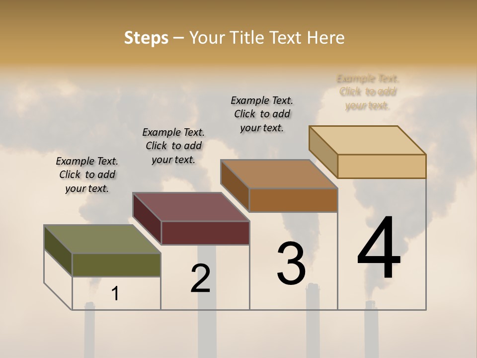Pollution Acid Industry PowerPoint Template